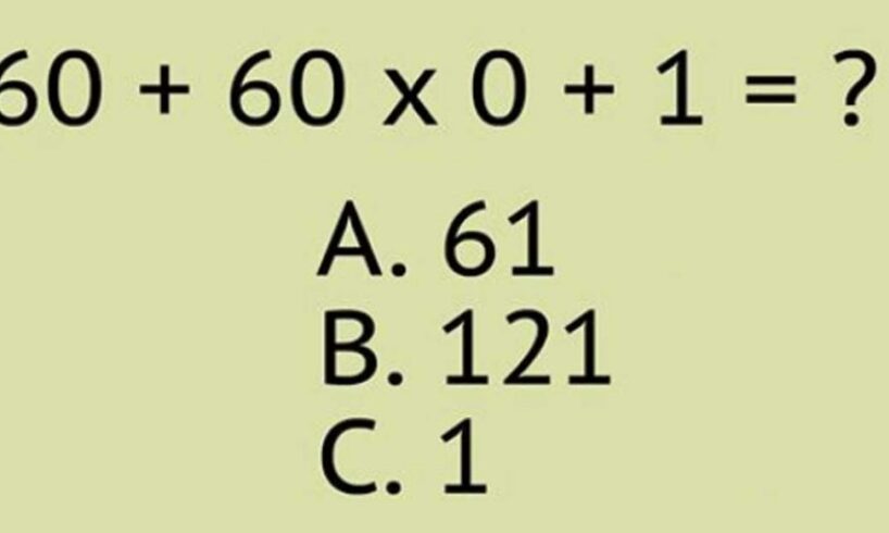 Zkontrolujte, zda jste dostatečně chytří, abyste vyřešili tento náročný matematický problém