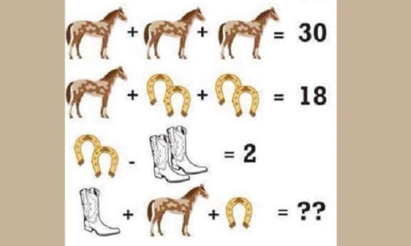 Tuto matematickou hádanku dokáže vyřešit jen 1 % lidí! Zařadíte se mezi ně?