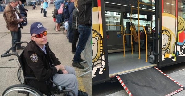 Řidič autobusu dal obrovskou LEKCI všem cestujícím! Ti nechtěli uvolnit místo muži na invalidním vozíku