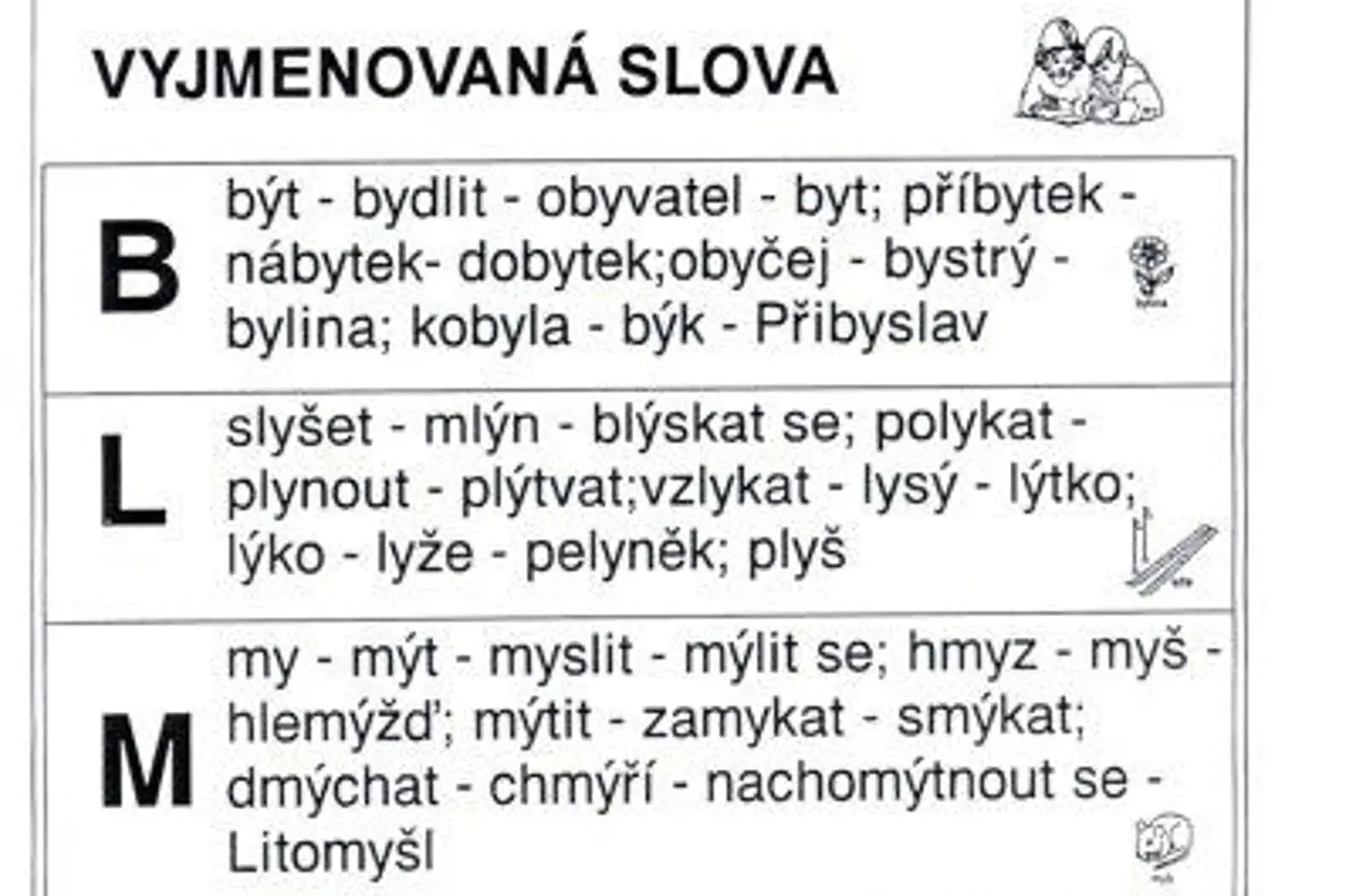 Kvíz: Jak dobře znáte vyjmenovaná slova? Jestli se necháte nachytat a&nbsp;uděláte chybu, je to ostuda